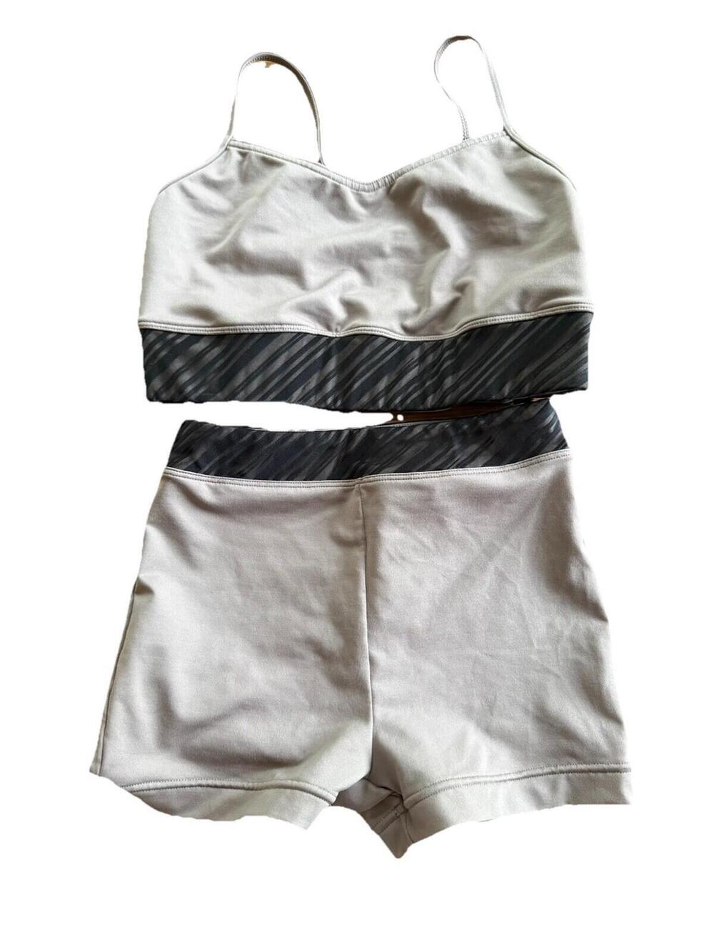 Capezio Women’s Matching Set Sports Bra Size Small Shorts Size XS